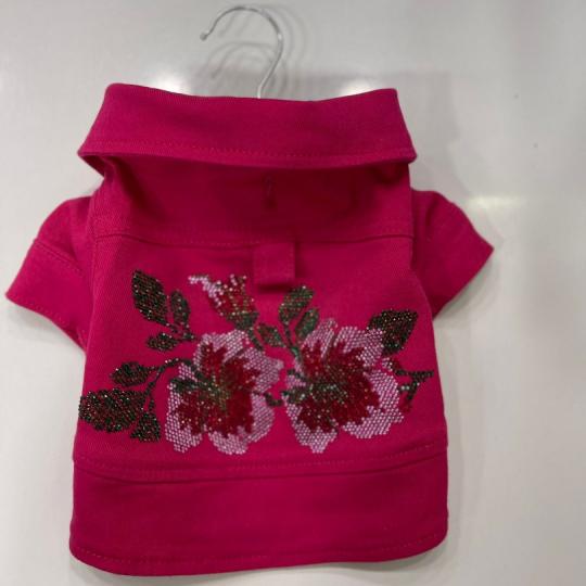 İŞLEMELİ KOT CEKET