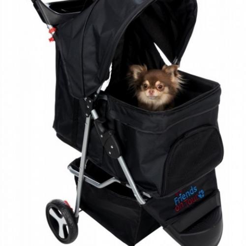 Trixie Köpek ve Kedi Arabası 47x100x80cm Siyah