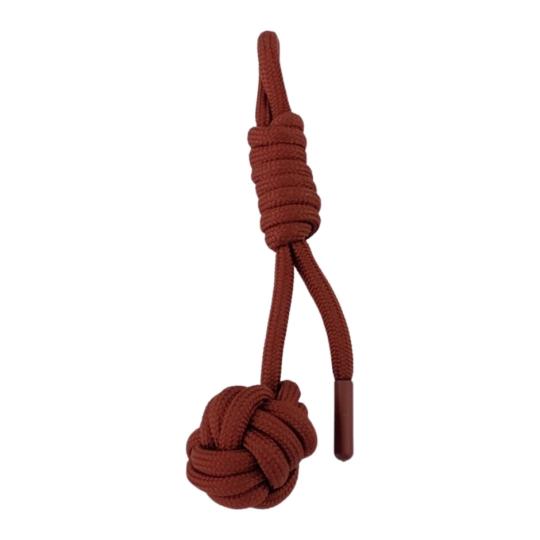 Pet Comfort İpli Kedi Oyuncağı, 100% Pamuk, Bordo 15cm