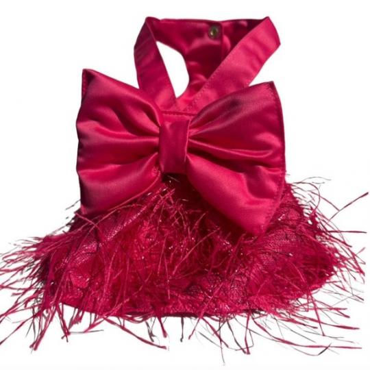 Pembe Tüllü Köpek Elbisesi